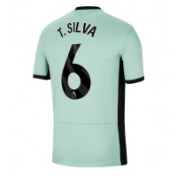 Dres Chelsea Thiago Silva #6 Tretina 2023-24 Krátky Rukáv